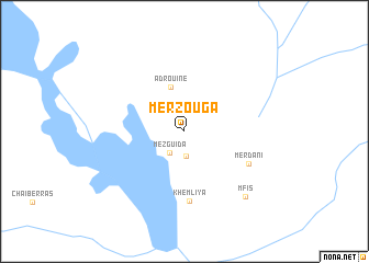 map of Merzouga