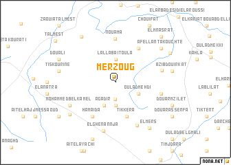 map of Merzoug