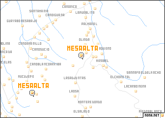 map of Mesa Alta