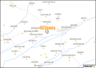 map of Meşǝbaş