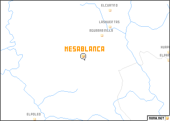 map of Mesa Blanca