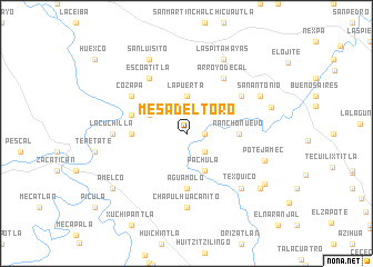 map of Mesa del Toro