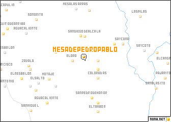 map of Mesa de Pedro Pablo