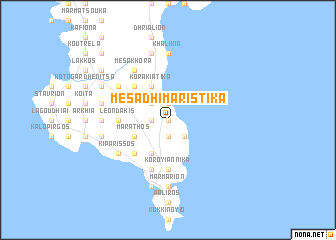 map of Mésa Dhimarístika