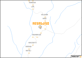 map of Mésadjiso