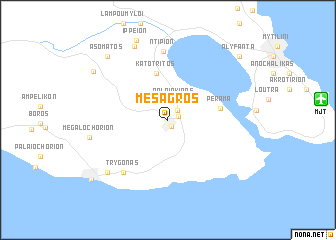 map of Mesagrós