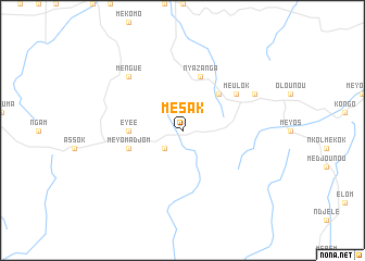 map of Mésak