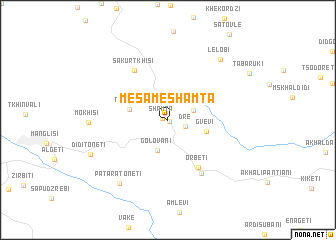 map of Mesame-Shamta