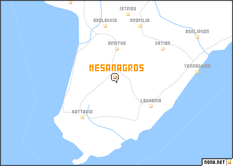 map of Mesanagrós
