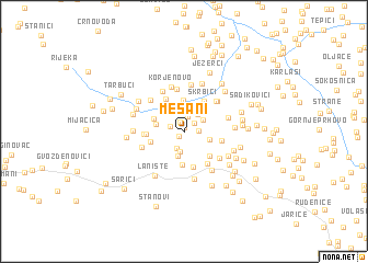 map of Mešani