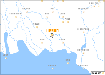 map of Mesan