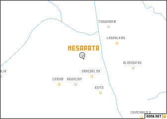 map of Mesapata