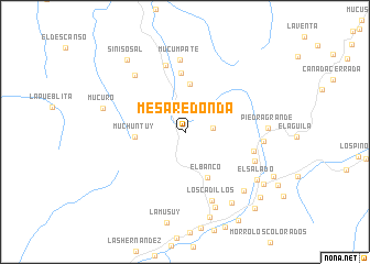 map of Mesa Redonda