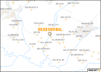 map of Meşǝşambul