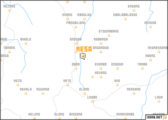 map of Mesa