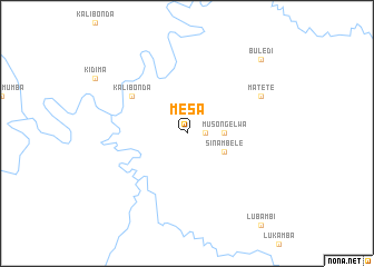 map of Mesa