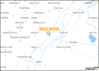 map of Mescherin