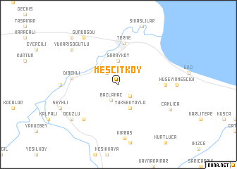 map of Mescitköy