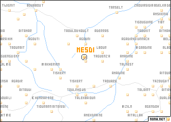 map of Mesdi