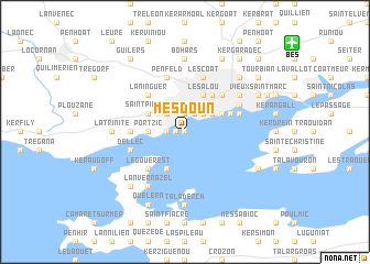 map of Mesdoun