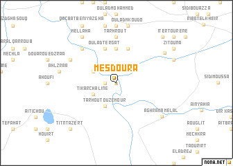 map of Mesdoura