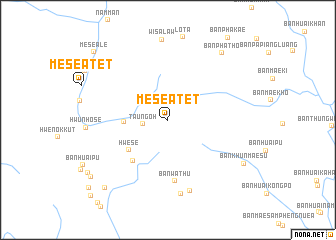 map of Mèsè Atet