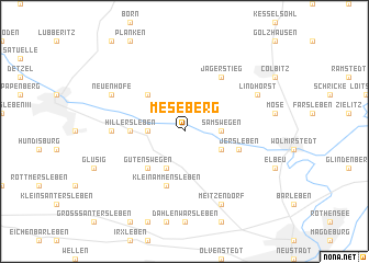 map of Meseberg