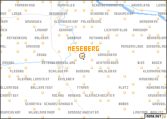 map of Meseberg