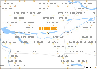 map of Meseberg