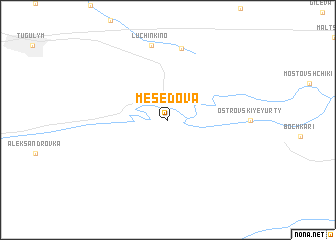 map of Mesedova