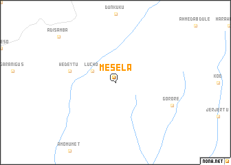 map of Mesela