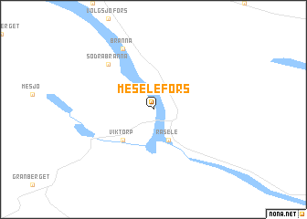 map of Meselefors
