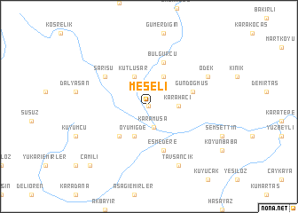 map of Meşeli