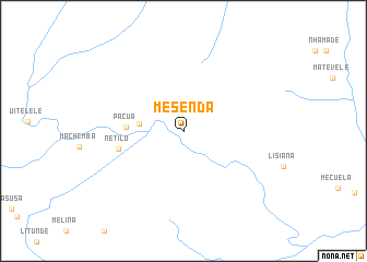 map of Mesenda