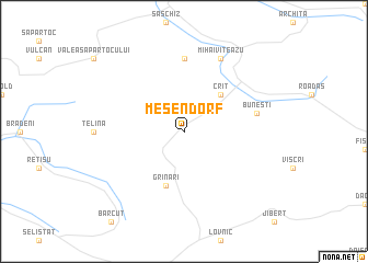 map of Meşendorf