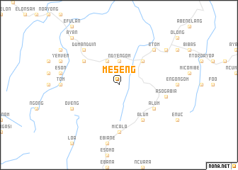 map of Meseng