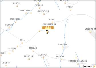 map of Meşeni