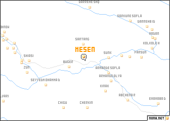 map of Mesen