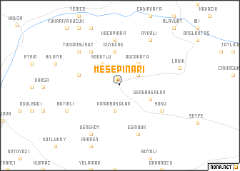 map of Meşepınarı