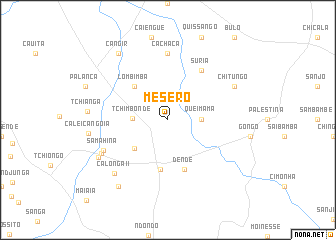 map of Mesero