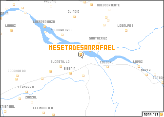 map of Meseta de San Rafael