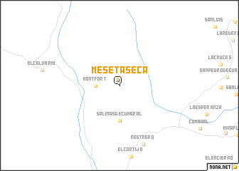 map of Meseta Seca