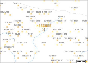 map of Mesgane