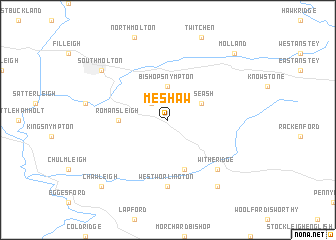 map of Meshaw