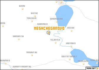 map of Meshchegarovo