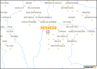 map of Mesheka