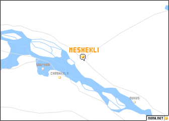 map of Meshekli