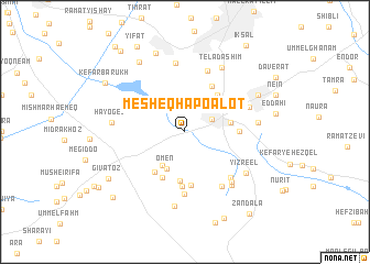 map of Mesheq HaPo‘alot