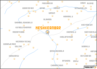 map of Meshk-e ‘Anbar