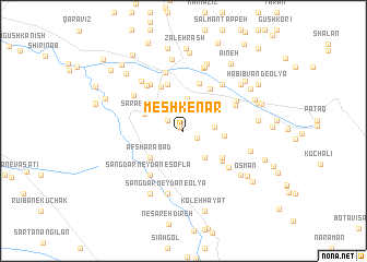 map of Meshkenār